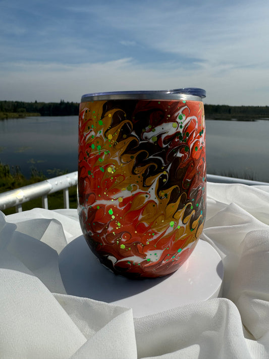 45. 12oz. S'mores wine tumbler