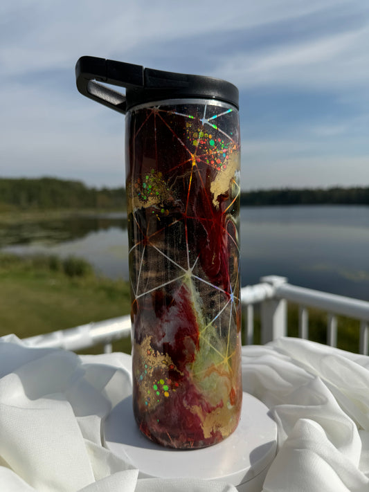 18. 20oz. Skinny Duo Rustic Traveller drinking tumbler