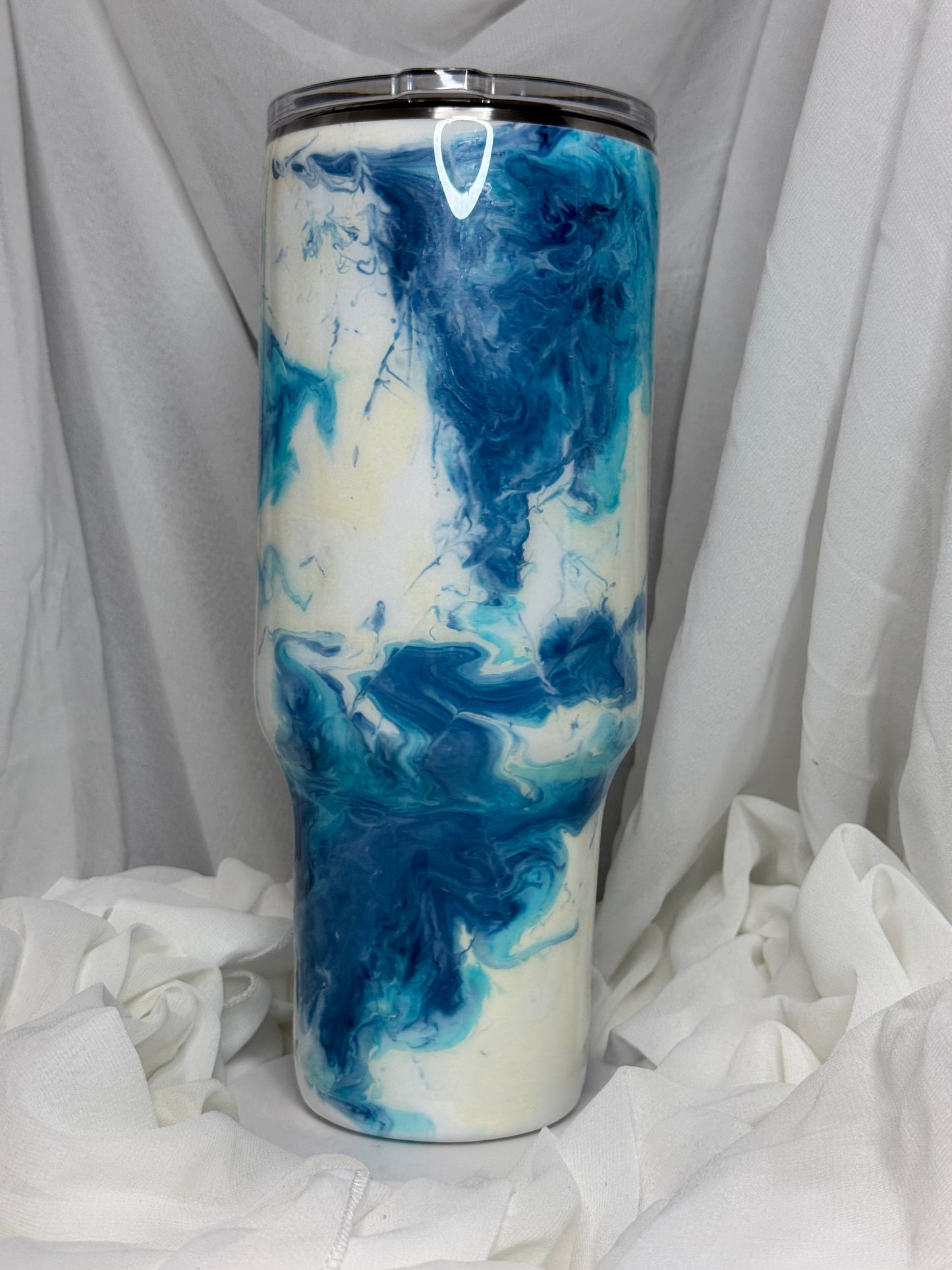 14. 40oz Traveller Woodland Owl Marble drinking tumbler