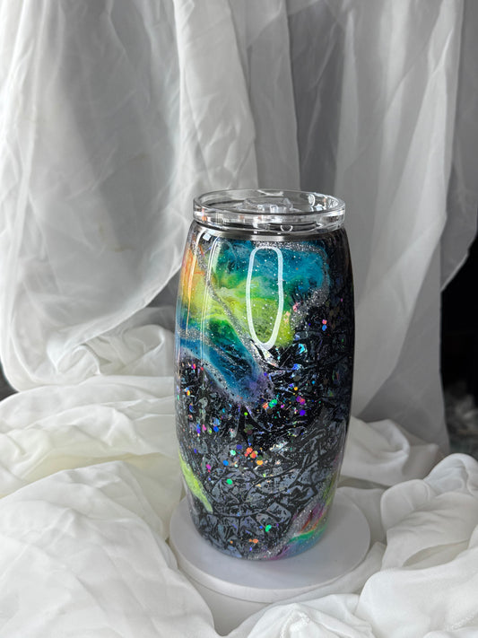 25oz Rainbow Holo swirl Barrel