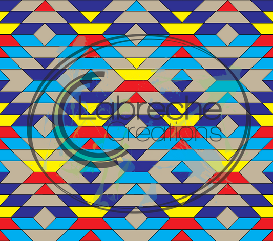 Aztec Western Pattern Template