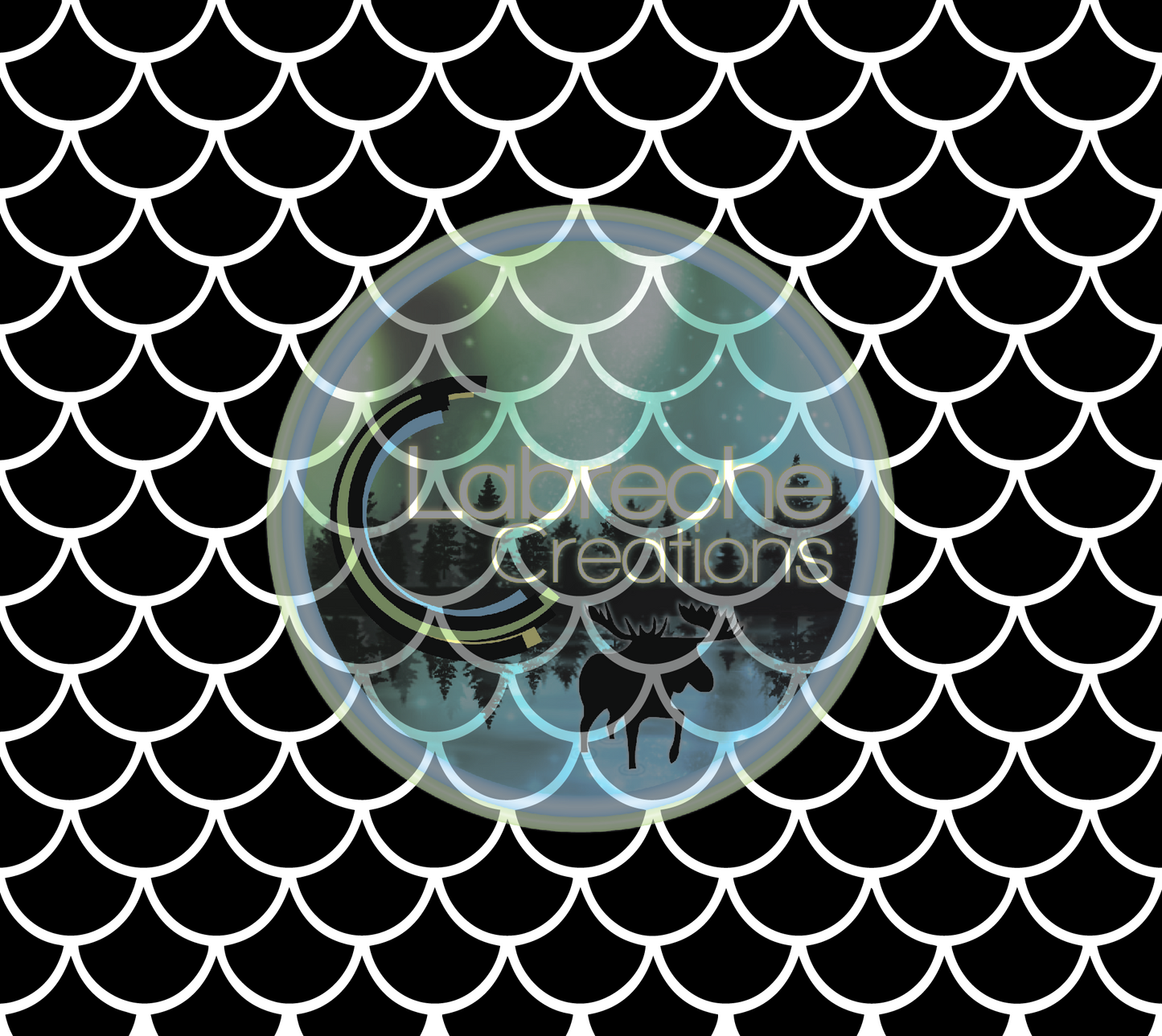 Mermaid Scale Template
