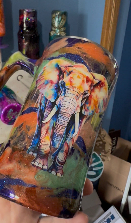 Elephant Safari 20oz Beer Mug