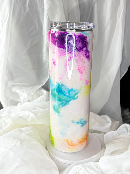 30oz Rainbow Marble