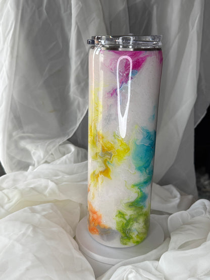 30oz Rainbow Marble