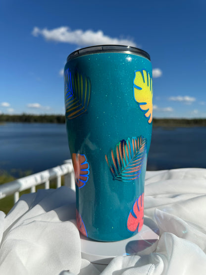 21. 30oz Summer Vibes Peekaboo modern curve drinking tumbler
