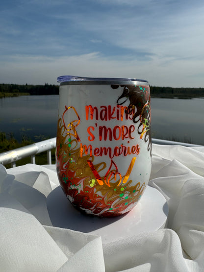 45. 12oz. S'mores wine tumbler