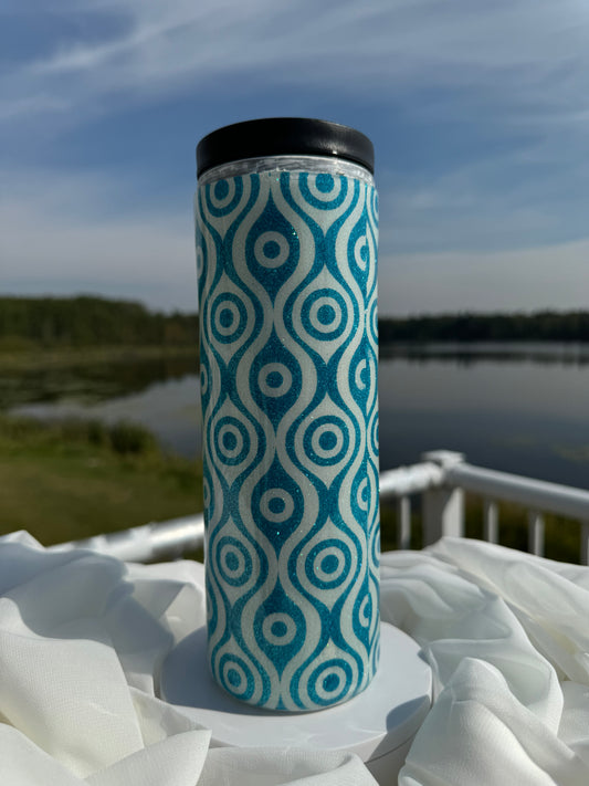 22. 20oz. Skinny Duo Vintage Wallpaper drinking tumbler