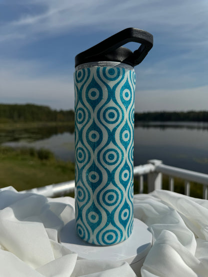 22. 20oz. Skinny Duo Vintage Wallpaper drinking tumbler