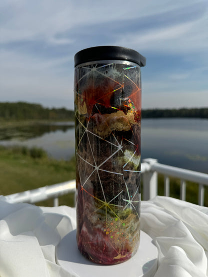 18. 20oz. Skinny Duo Rustic Traveller drinking tumbler