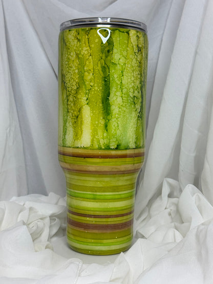 27. 40oz Traveller Bamboo Panda drinking tumbler