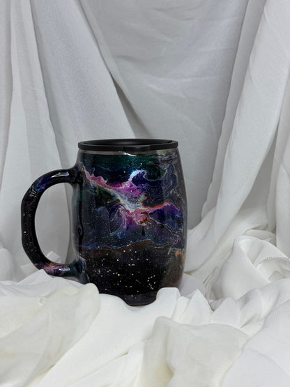 34. 14oz Round Stainless Steel Mug Galaxy