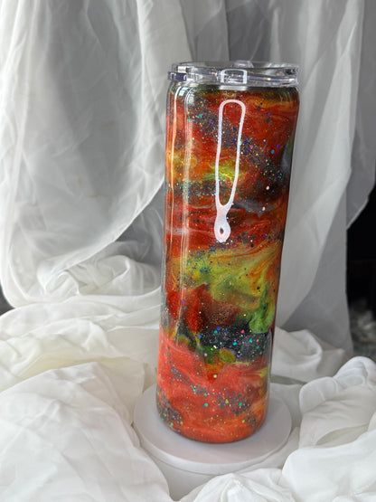 30oz Fire Galaxy Skinny