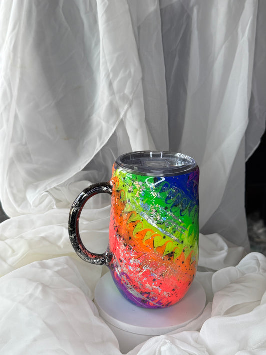 16oz Rainbow Music mug