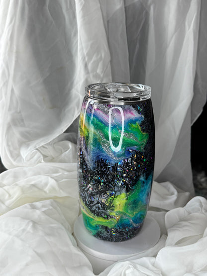 25oz Rainbow Holo swirl Barrel