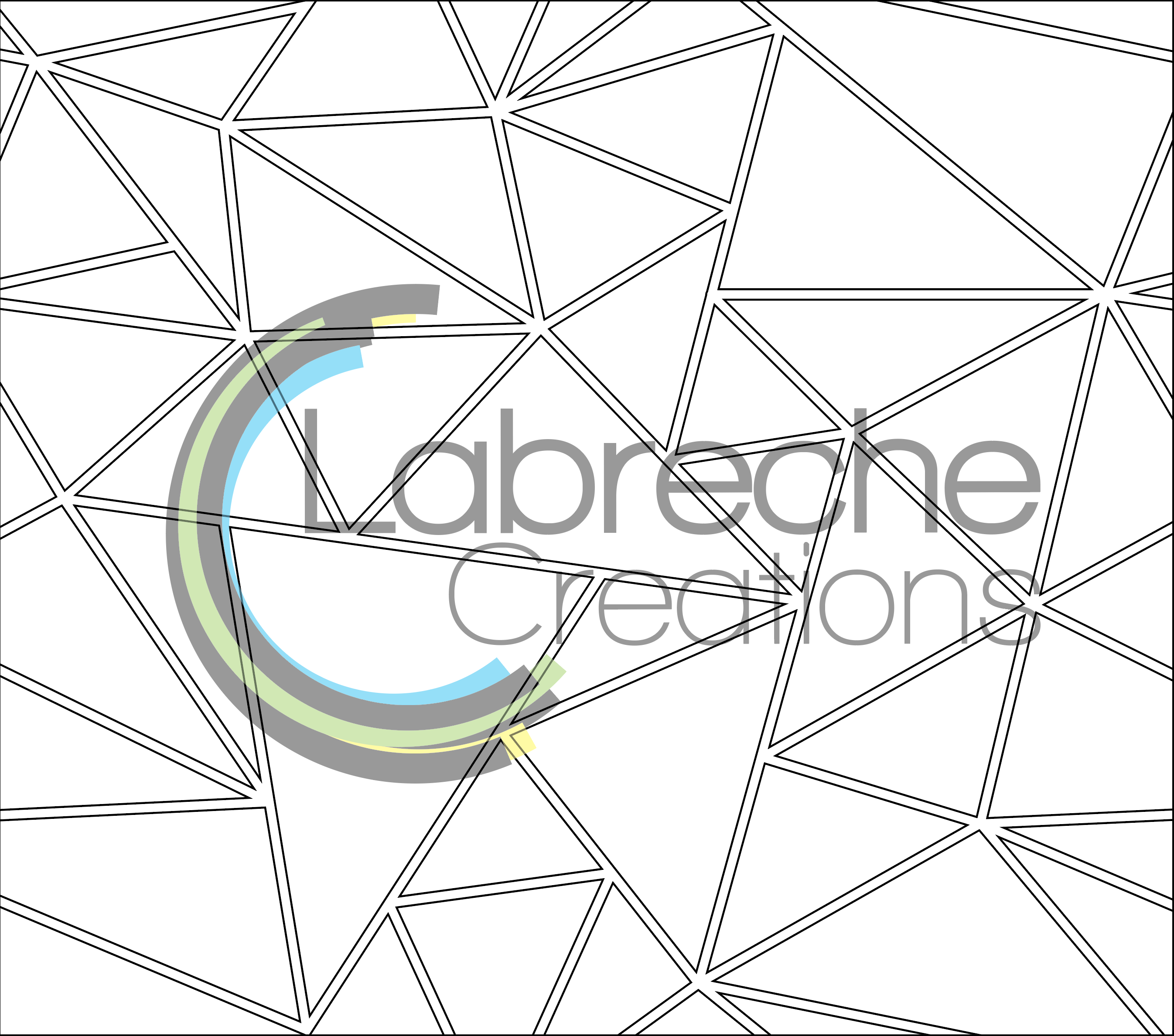 Tri Pattern Templates Abstract Triangle Pattern Template – Labreche Creations