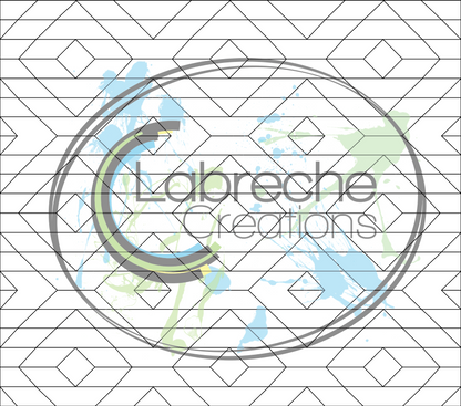 Aztec Western Pattern Template