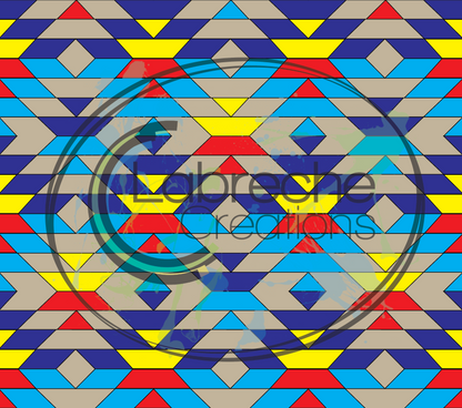 Aztec Western Pattern Template
