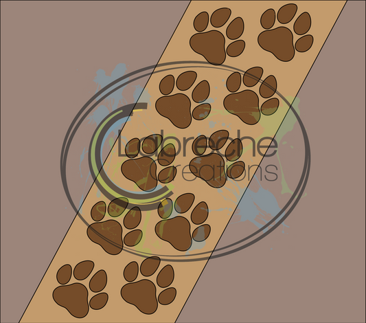 Dog Print Angle Template