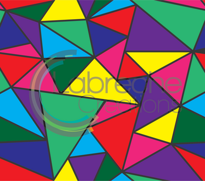 Abstract Triangle Pattern Template