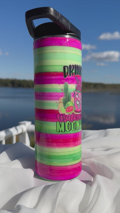27. 20oz Skinny Duo Watermelon drinking tumbler